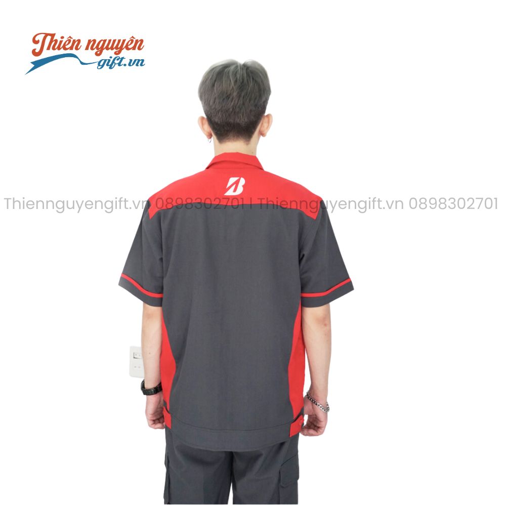 Mẫu đồng phục bảo hộ tham khảo để chốt form áo và quần - hình mẫu trong thư viện Đồng phục TAMAN