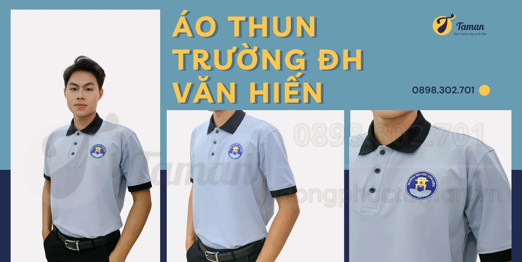 Áo thun Đồng phục Đại học Văn Hiến