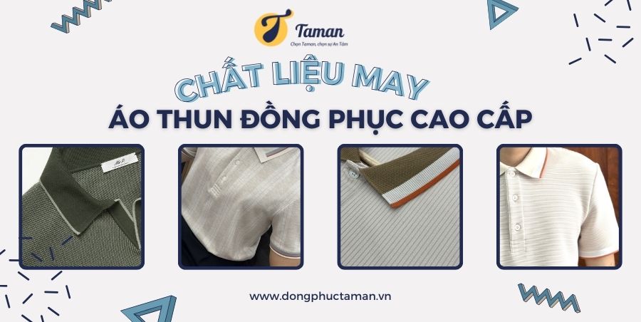 Chất liệu may đồng phục áo thun cao cấp