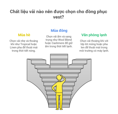 Kinh nghiệm chọn vải may vest theo mùa