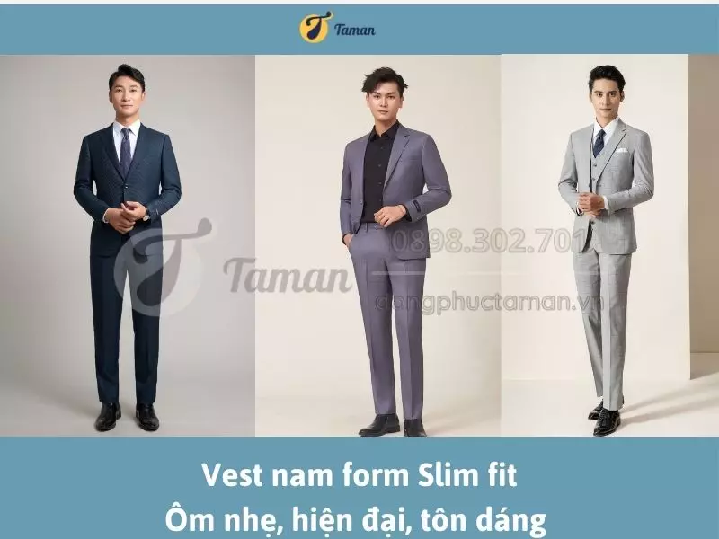 Vest nam Slim fit