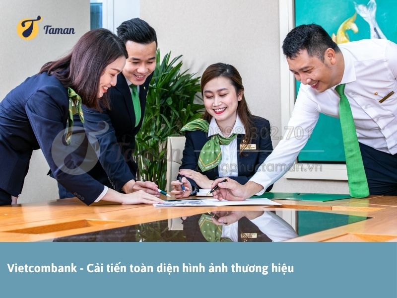 Áo sơ mi đồng phục Vietcombank - Cải tiến toàn diện hình ảnh thương hiệu Áo sơ mi đồng phục Vietcombank - Cải tiến toàn diện hình ảnh thương hiệu