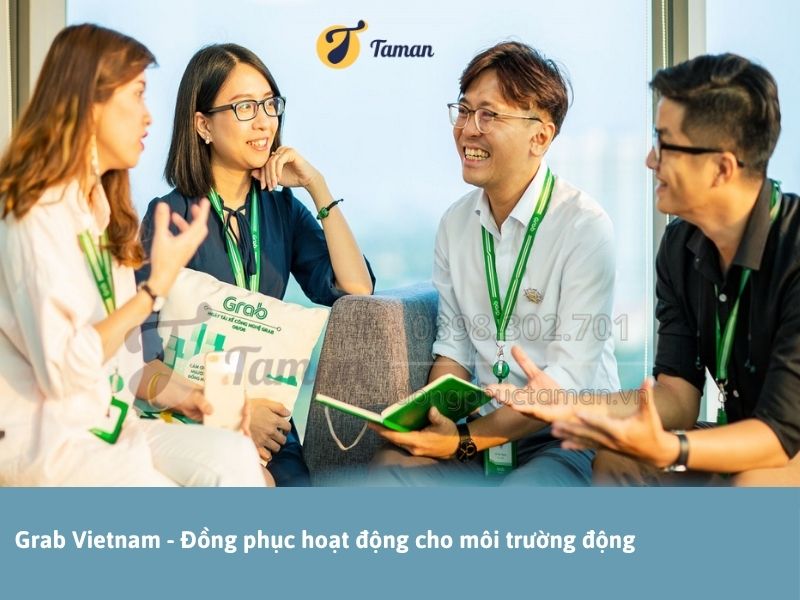 Áo sơ mi đồng phục cao cấp Grab VietNam cho team B2B