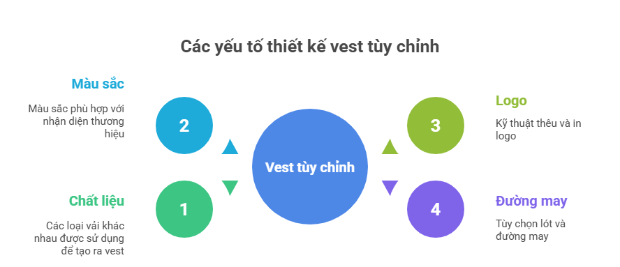 Tại sao nên chọn vest may đo thay vì vest may sẵn cho doanh nghiệp? 4 Cá nhân hóa đồng phục vest theo phong cách doanh nghiệp