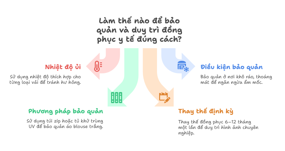 Bí quyết bảo quản đồng phục y tế để luôn như mới