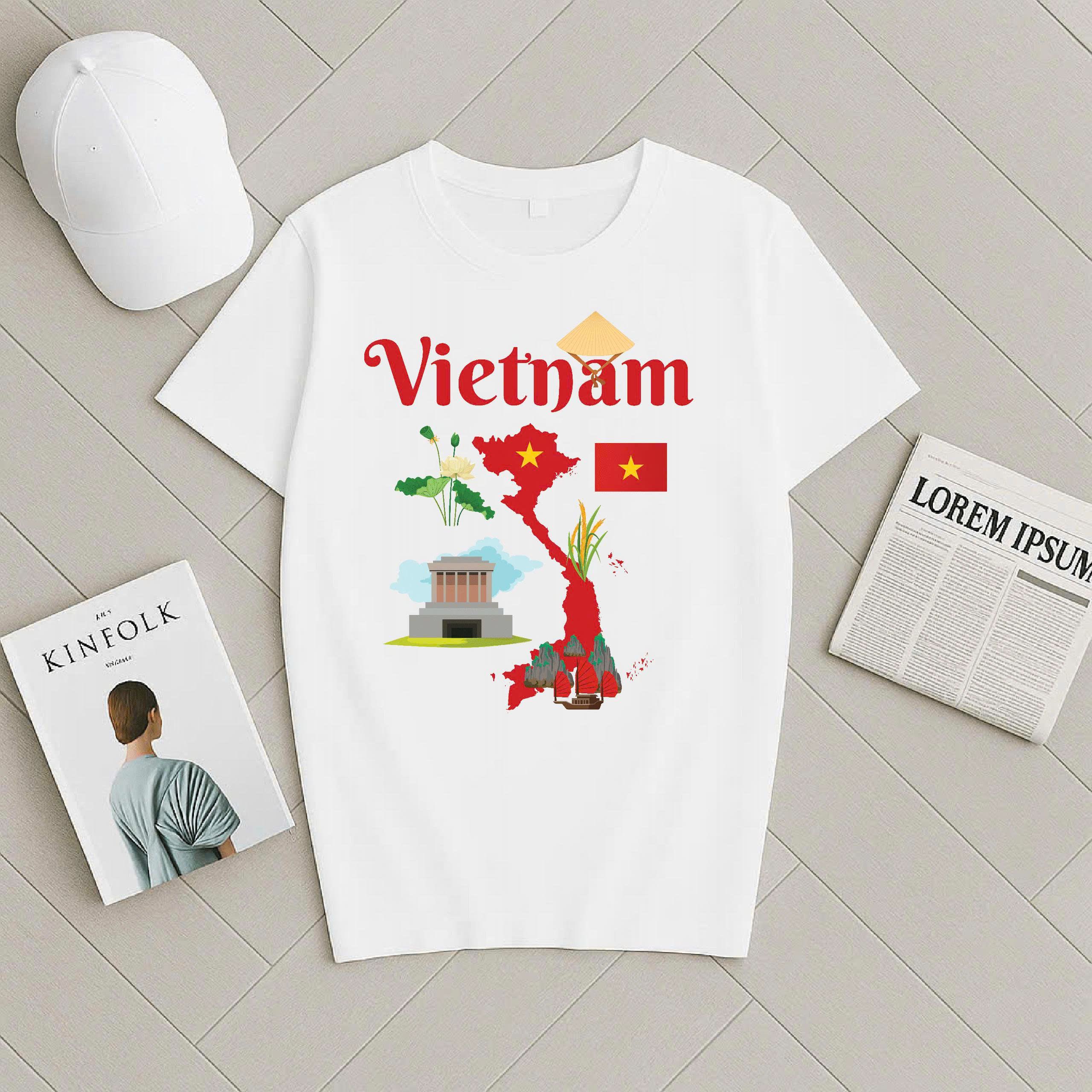 Các mẫu áo cờ Việt Nam chất lượng cao được ưa chuộng