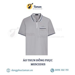 Áo polo đồng phục showroom Mercedes cao cấp