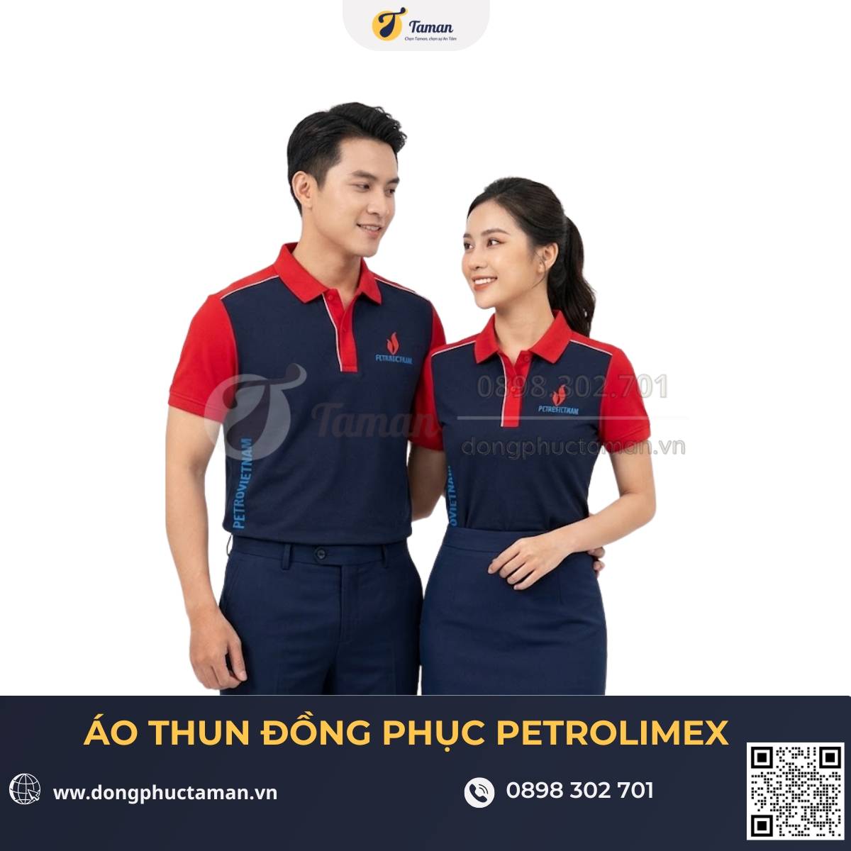 Mẫu áo polo công ty minh họa lựa chọn màu – ảnh minh họa thư viện Đồng phục TAMAN