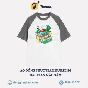 ÁO ĐỒNG PHỤC TEAM BUILDING DU LỊCH MÀU XÁM