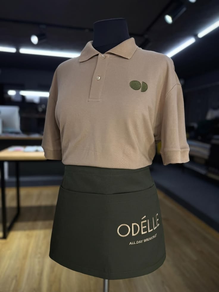 Áo thun đồng phục quán cafe chất liệu thoáng mát