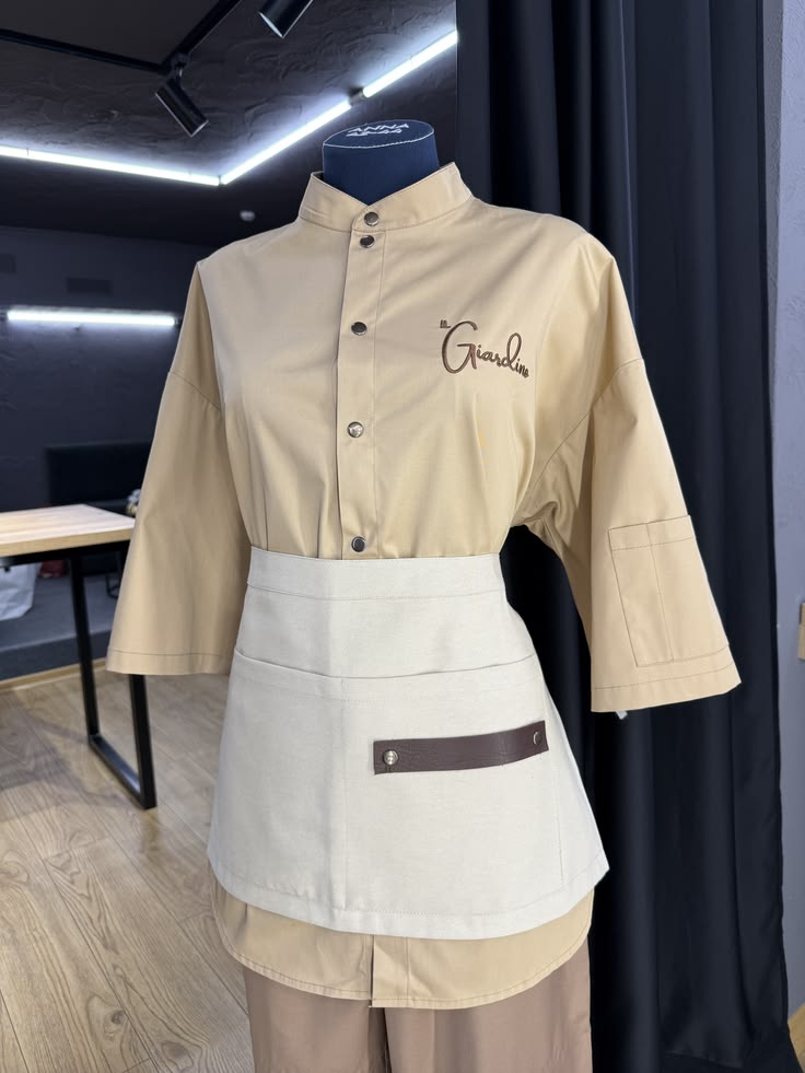 Áo sơ mi đồng phục quán cafe dành cho nhân viên phục vụ