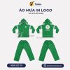 ÁO MƯA BỘ GRAB BIKE IN LOGO