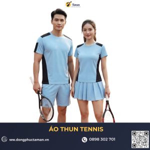 Đồng Phục Tennis Cổ Tròn Năng Động, Siêu Vận Động