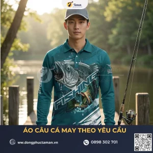 Áo Câu Cá Chống Nắng Theo Yêu Cầu