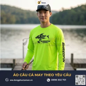Áo Câu Cá Màu Xanh Chuối