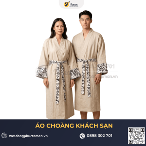 Áo Choàng Khách Sạn 4 Sao – May Theo Yêu Cầu | Đồng phục TAMAN