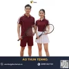 Đồng Phục Tennis Màu Đỏ Đô