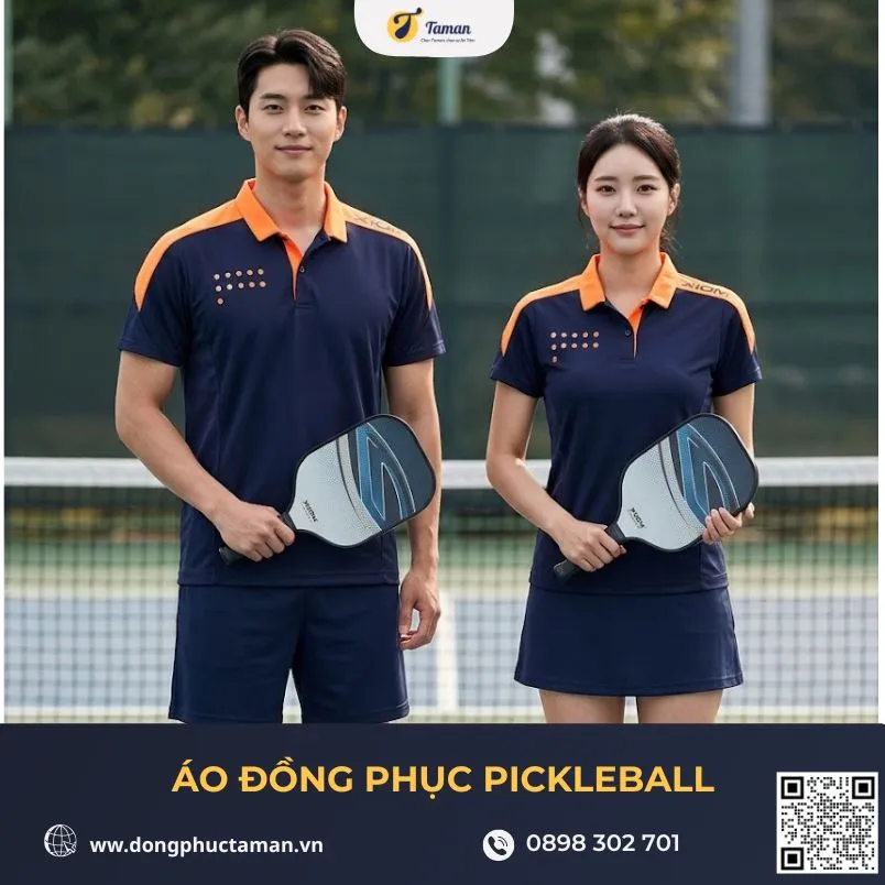 Khám phá 7 gợi ý mẫu áo đồng phục Pickleball nam nữ: polo, cổ zip, cổ tròn, cổ tim và cách phối màu cho câu lạc bộ. Tư vấn thiết kế tại TAMAN.